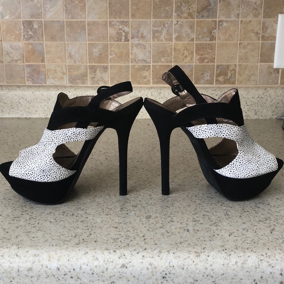 Platform peep toe heels - Picture 3 of 6